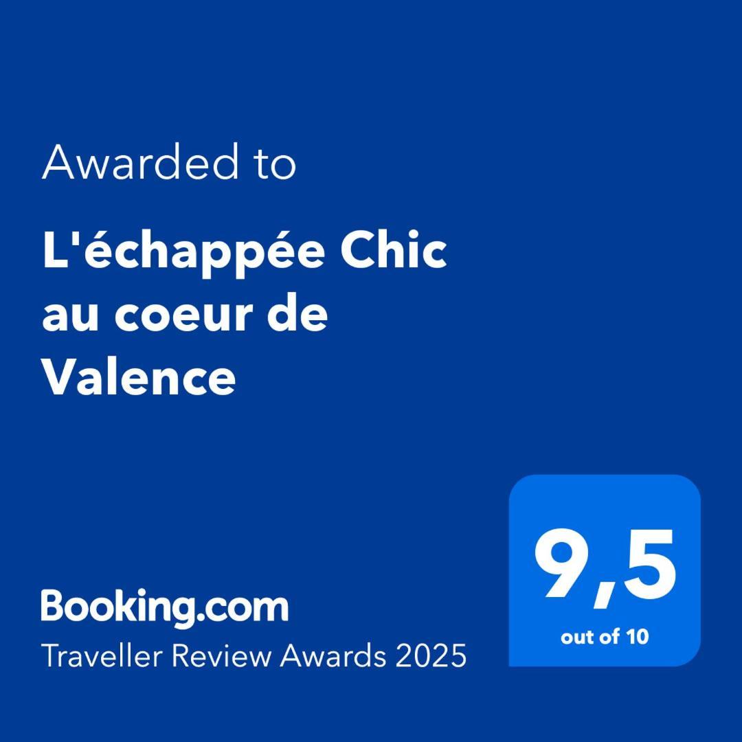 L'Echappee Chic Au Coeur De Valence Apartment วาลองซ์ ภายนอก รูปภาพ